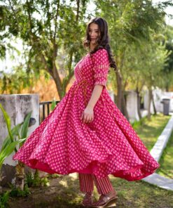 neelima pink kurta set