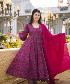 NAYESHA COTTON KURTA-PALAZZO SET
