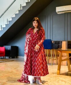 Berry cotton suit set